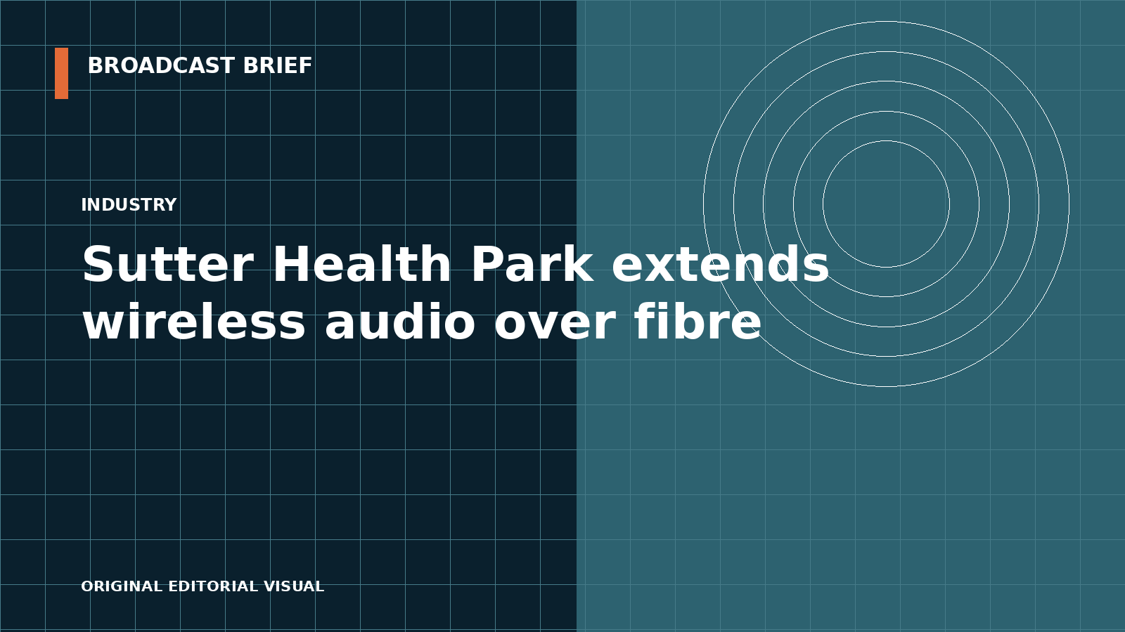 Editorial illustration for Sutter Health Park extends wireless audio over fibre