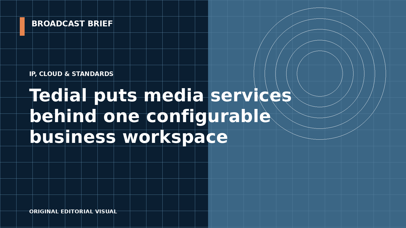 Editorial illustration for Tedial puts media services behind one configurable business workspace