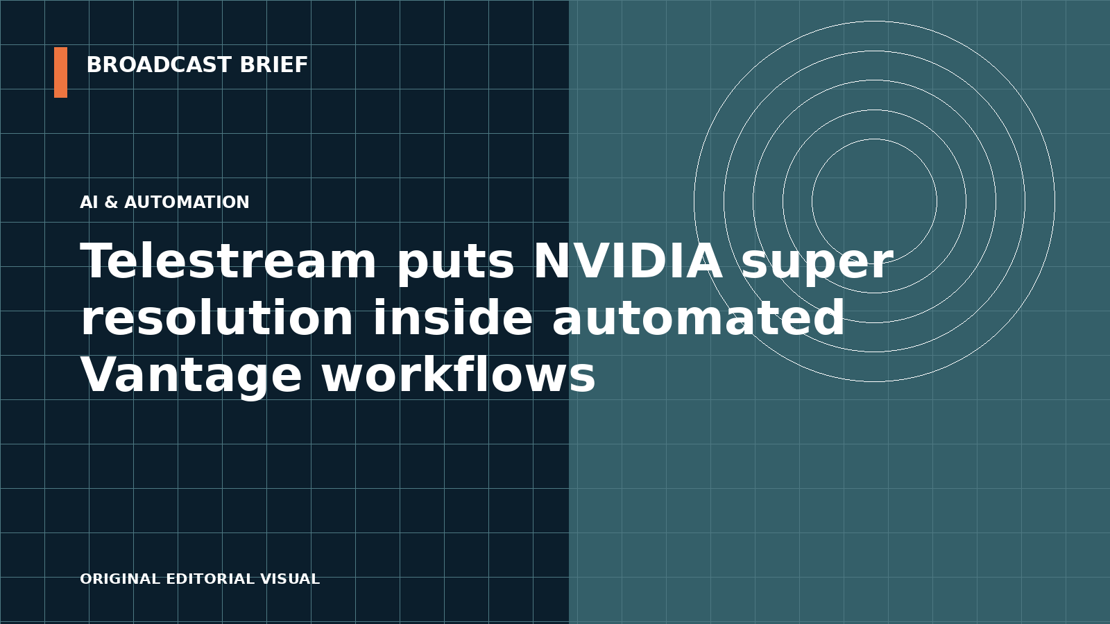 Editorial illustration for Telestream puts NVIDIA super resolution inside automated Vantage workflows