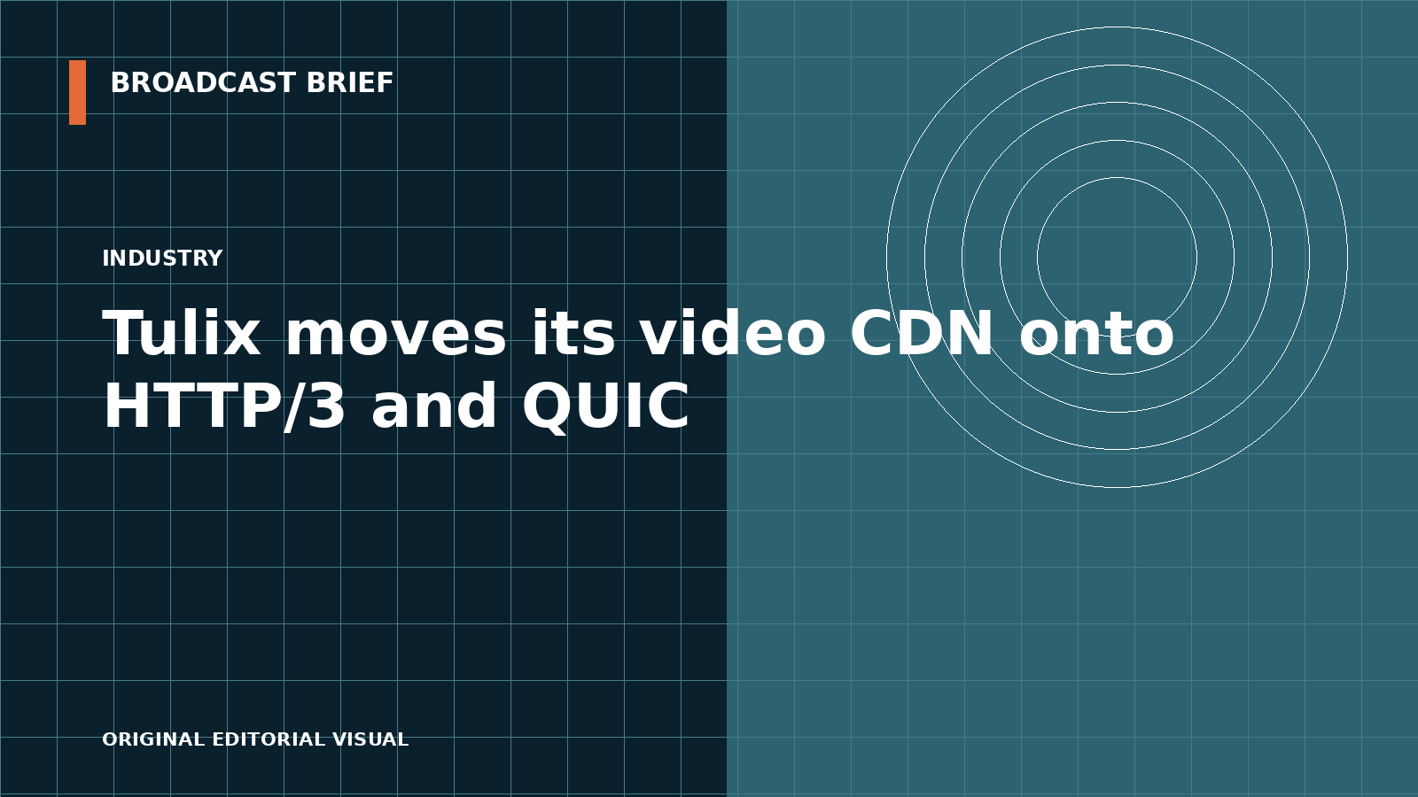 Editorial illustration for Tulix moves its video CDN onto HTTP/3 and QUIC