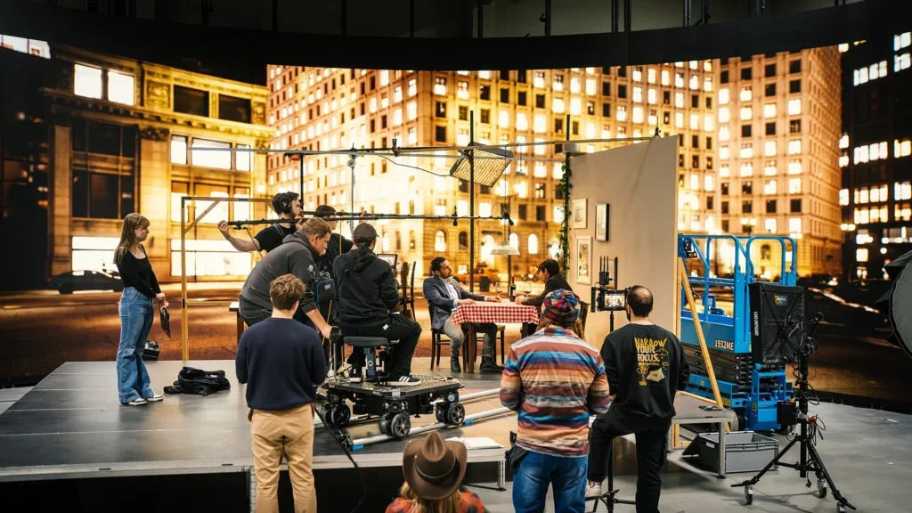 VG Media Studio's LED virtual-production stage near Stuttgart