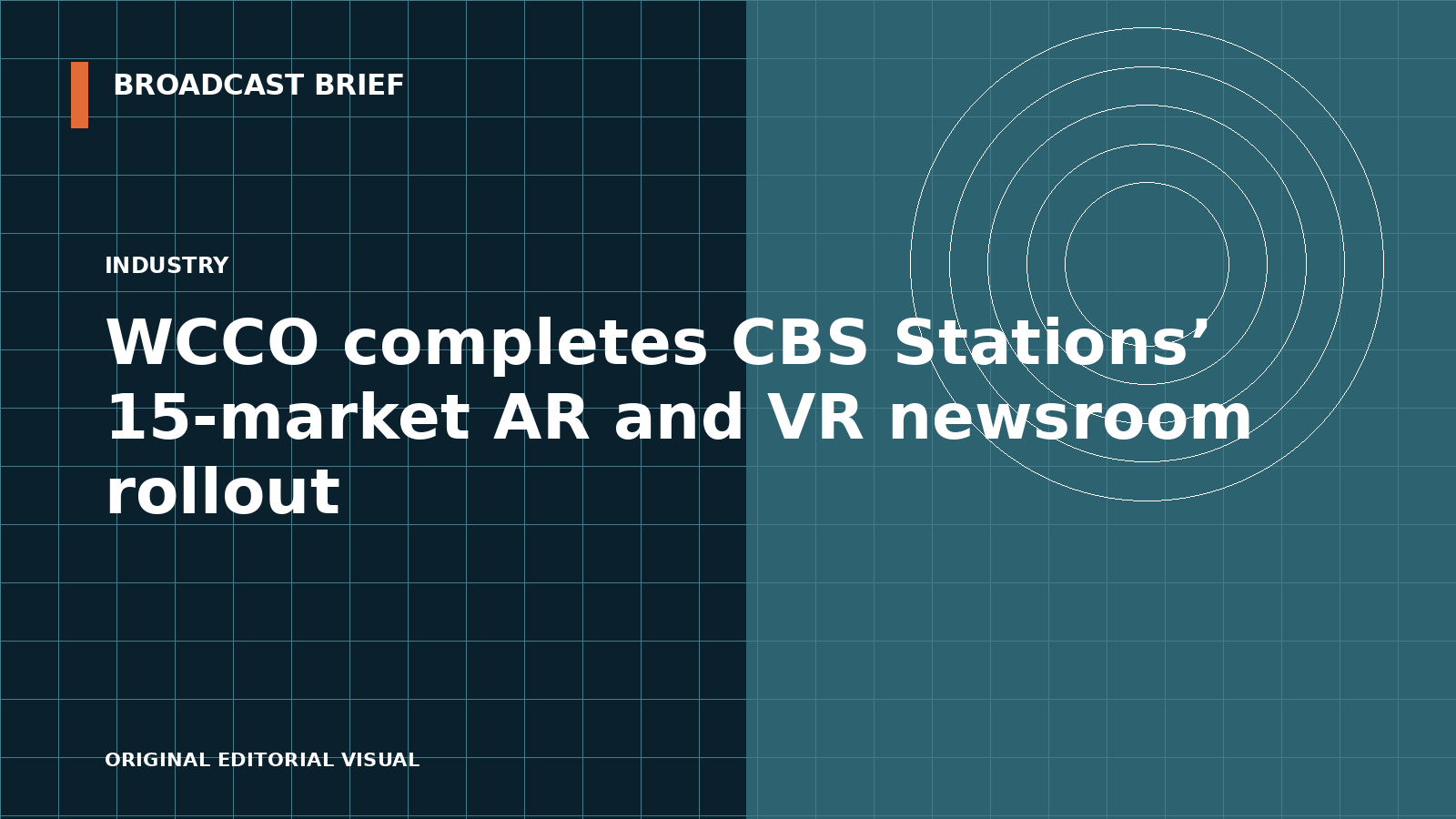 Editorial illustration for WCCO completes CBS Stations’ 15-market AR and VR newsroom rollout