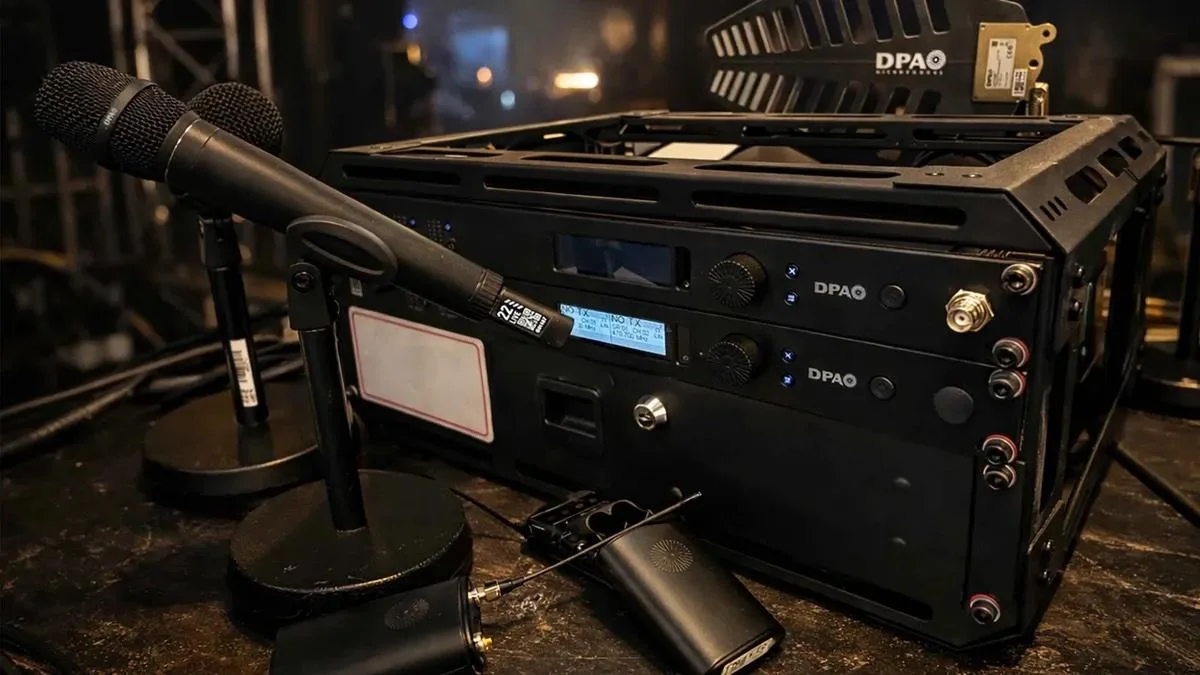 Source image for Wireless microphone engineering tightens around crowded spectrum